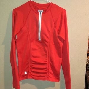 Coral Athletic Top with Thumb holes by Athleta M